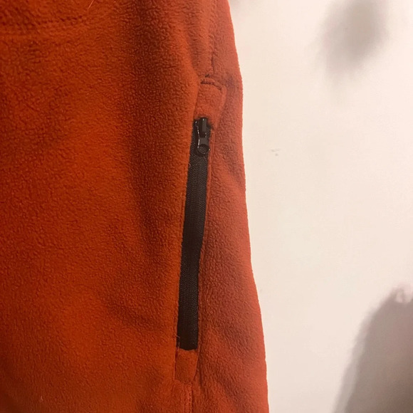 FINAL PRICE DROP Timberland Men's Orange and Black Fleece Vest - Picture 7 of 11